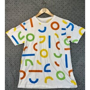 Google Shirt Mens M Graphic Logo Short Sleeve Cotton Google merchandise
